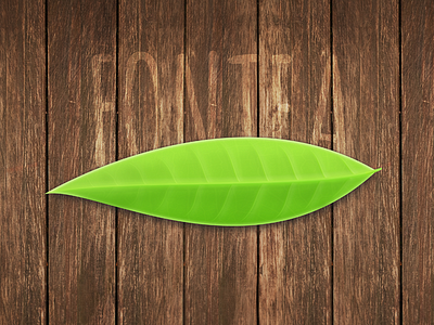 Fontea Icon font fontea free icon leaf photoshop plugin realistic tea