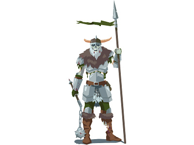 Undead Foot Soldier armor fantasy illustration knight undead warrior weapons
