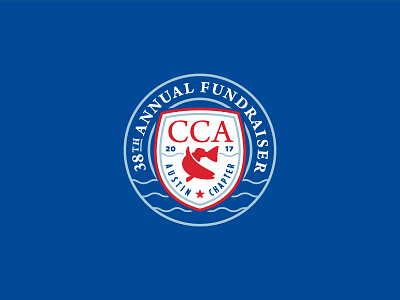 CCA Annual Fundraiser 2017 annual branding crest shield cca fish fundraiser waves