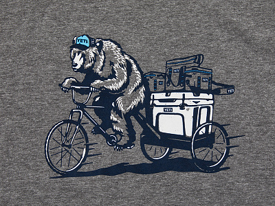 YETI ACL T-shirt Pedicab Bear