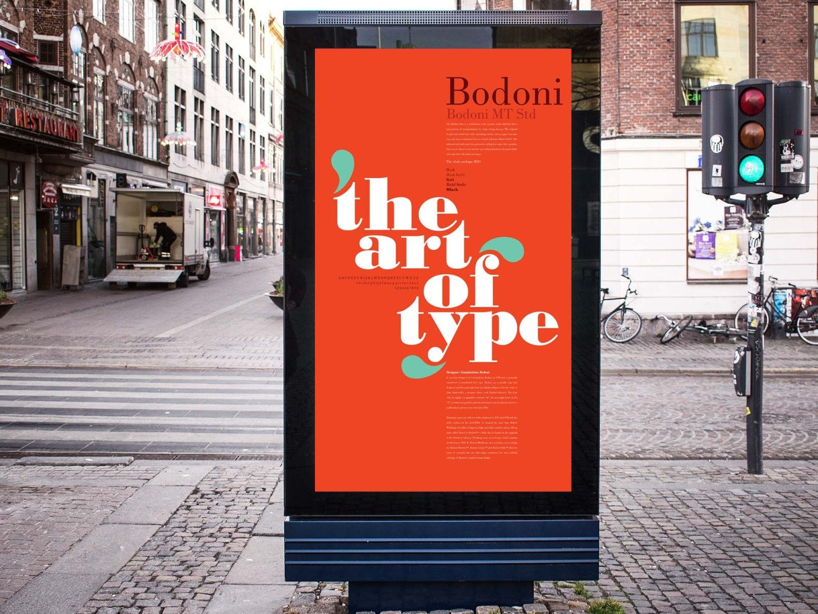 Bodoni Poster by Paige Jensen on Dribbble