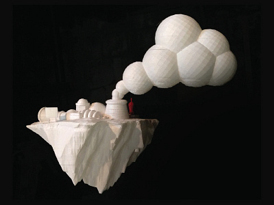 Cloud Factory 3d 3d print 3d printing cloud factory fantasy floating island modeling sky