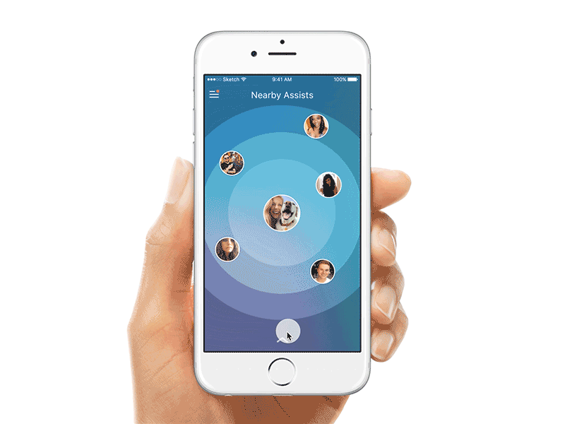 Assistance App Concept by Ben Minard on Dribbble