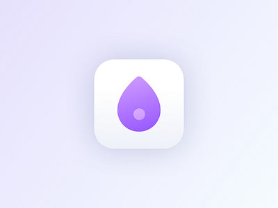 Drops App Icon by Ben Minard on Dribbble