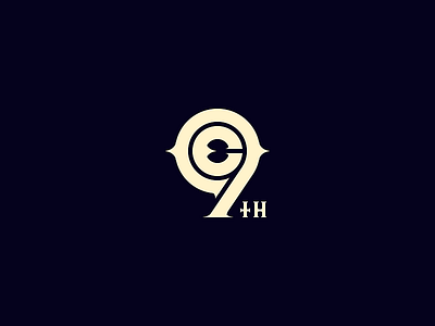 9th. 9 9th circle daemon evil hell inferno logo nineth