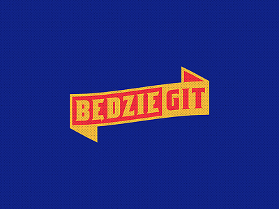 BG. diabloholic logotype motivation ribbon typography