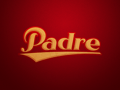 Padre. logotype oldschool padre personal typography