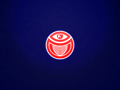 New Concept. badge concept creator eye god logo vector