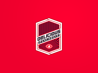 DP. badge crest deliciouspsychosis dp eye logo sign