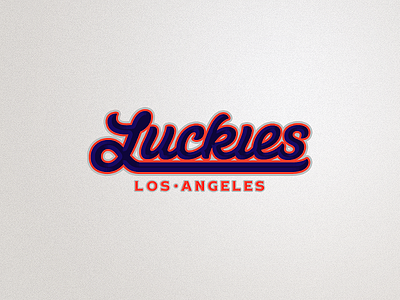 Luckies. football la losangeles luckies lucky soccer sport wordmark