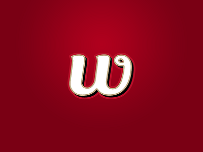 W. letter logotype monogram tempo uncle upper wladek