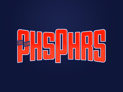 phsphrs. phosphoros phsphrs type typography wordmark