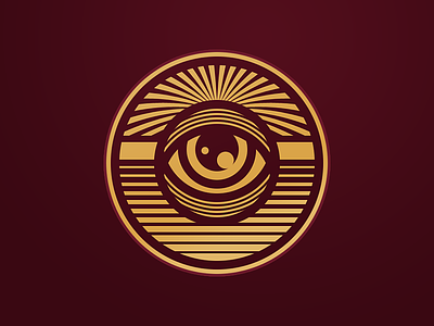 neweye. badge crest eye god providence symbol