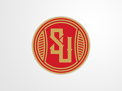 S.U. crest logo primarymark scarlet scarletuniversity su university