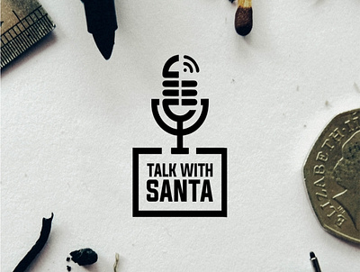 TALK WITH SANTA BRAND IDENTITY brand identity branding design icon illustrator logo mockup photography logo branding mockup tag corel vector