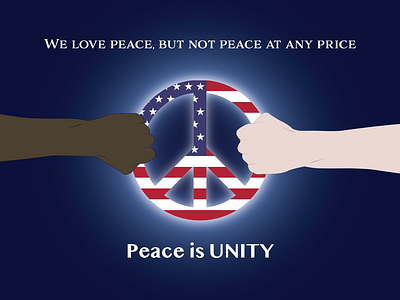 Peace 2d design event design flat design peace peace for america unity