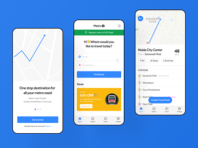 Metro App app app design branding design dribbble ios app design metro metro app railway app responsive design subway subway app ticket ticket booking ui uidesign ux