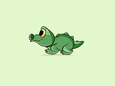 baby crocodile cartoon
