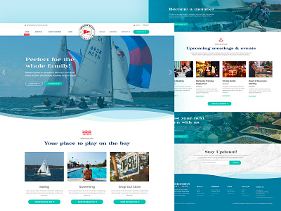 MYC Yacht Club ui web web design website