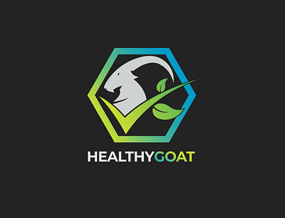 HEALTHYGOAT animal color design goat goats grass green icon illustration logo symbol vector