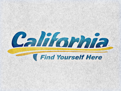 California california logo rebrand tourism typography