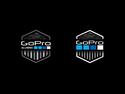 Athlete Badge athlete badge crest gopro logo mark sheild