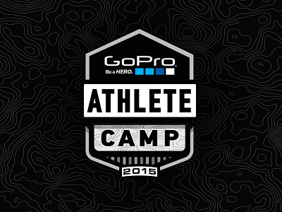 GoPro Athlete Camp 2015 athlete badge be a hero camp gopro logo