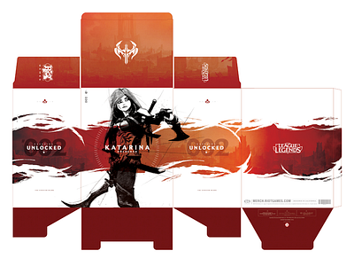 Unlocked Packaging Katarina By Brandon Meier For Riot Games On Dribbble