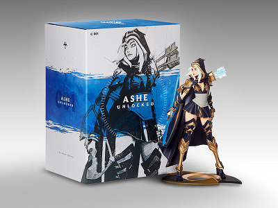 Unlocked Packaging Ashe ashe league of legends merch packaging riot games