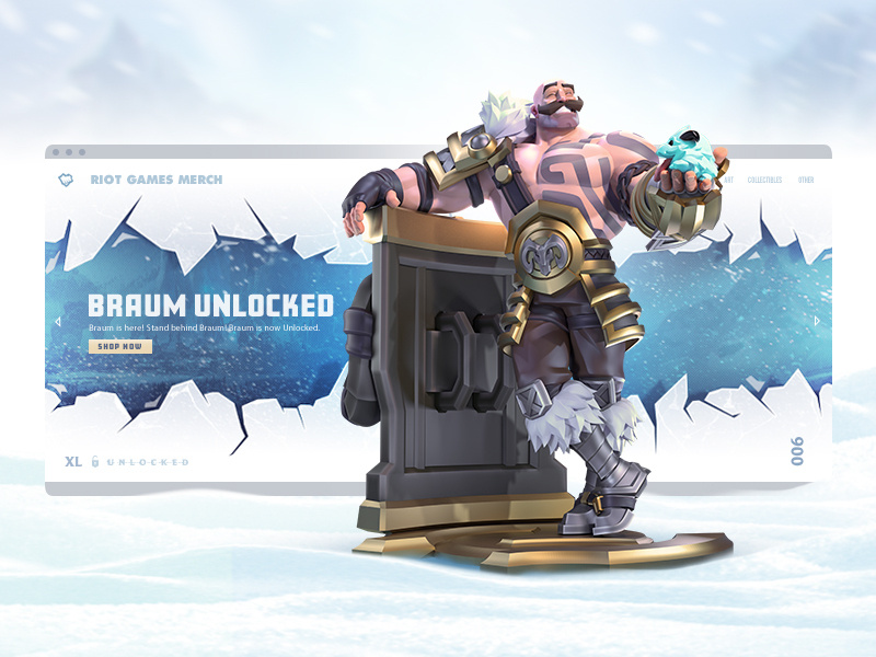 braum unlocked xl statue