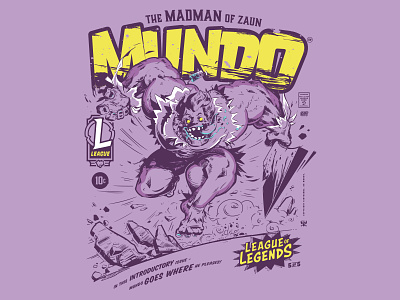 MUNDO Comic Inspired League Tees
