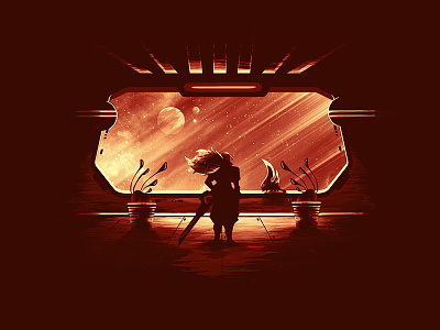 Odyssey Yasuo leagueoflegends lol morning star odyssey poster riot games sci fi space spaceship tee tshirt window yasuo