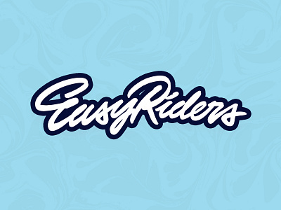 Easy riders branding custom type design freelance handlettering lettering logo logotype riders type typography