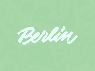 Berlin berlin branding design freelance handlettering lettering logo logotype type typography логотип