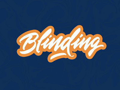 Blinding branding custom type design handlettering lettering logo logotype type typography логотип