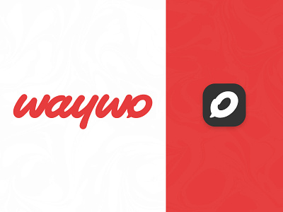 WAYWO app branding design handlettering icon lettering logo logotype type typography