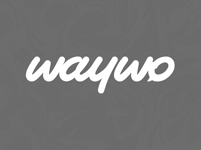 WAYWO branding custom type design handlettering lettering logo logotype type typography waywo логотип