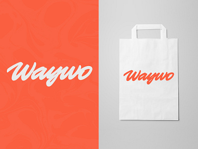 WAYWO bag branding custom type design handlettering lettering logo logotype type typography логотип