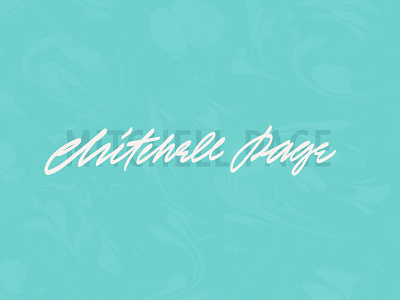 Mitchell Page branding design graphic design handlettering lettering logo logo design logotype minimal modern signature type typography vector логотип