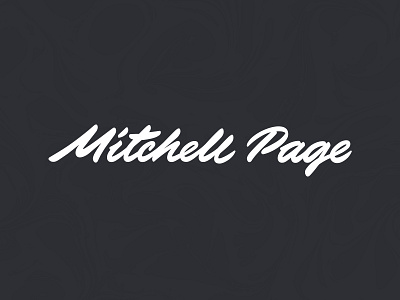 Mitchell Page branding custom type design freelance lettering logo logotype logotype design minimal type typography vector