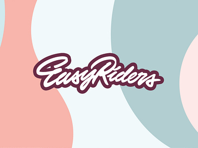 Easy riders branding calligraphy clean design graphic design lettering logo logo design logotype design minimal pattern typography vector