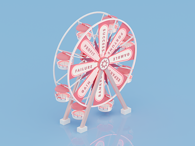 Wheel of Fortune 3d 3d art amusement park blender blender3d blendercycles c4d cinema4d design ferris wheel fortune illustration isometric isometric art octane octanerender render robot wheel of fortune