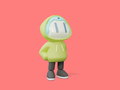3d character 3d 3d art 3d character android anorak app blender c4d character colorful icon illustration mascot modern robot photoshop render robot ui ux web