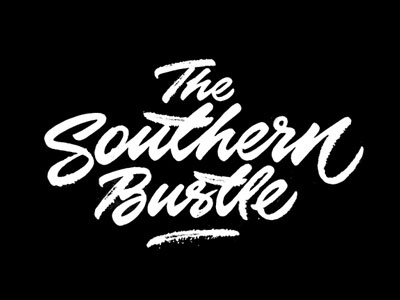 The southern bustle branding brush brushpen design freelance handlettering lettering logo logotype type vector vk