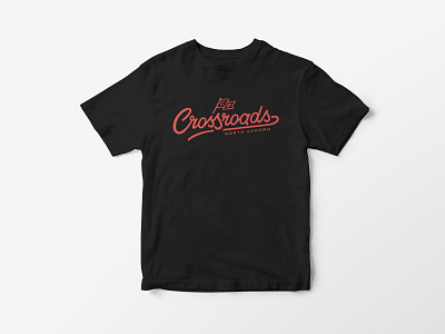 Crossroads t-shirt church crossroads design handlettering lettering logo logotype t shirt type typography usa