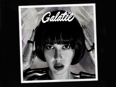 Galatée design fashion graphic design handlettering lettering logo logotype music photo vinyl cover
