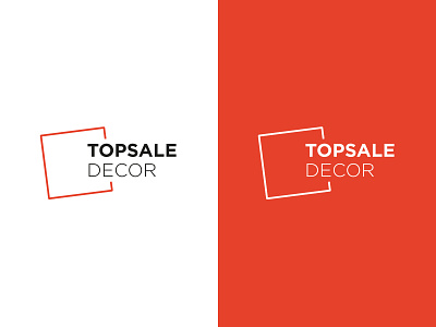 Topsale decor branding design freelance logo logotype mark type typography vector