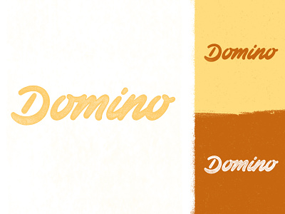 Domino branding cafe custom type design domino freelance handlettering lettering logo logotype type typography логотип