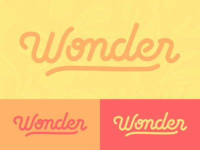 Wonder branding custom type design handlettering lettering logo logotype type typography wonder логотип