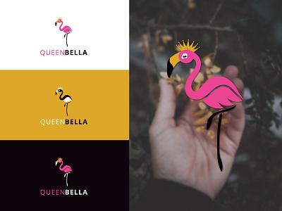 Queen Bella Logo branding creative design graphics design icon design illustration logo logo concept logo design logo mark minimalist logo vector